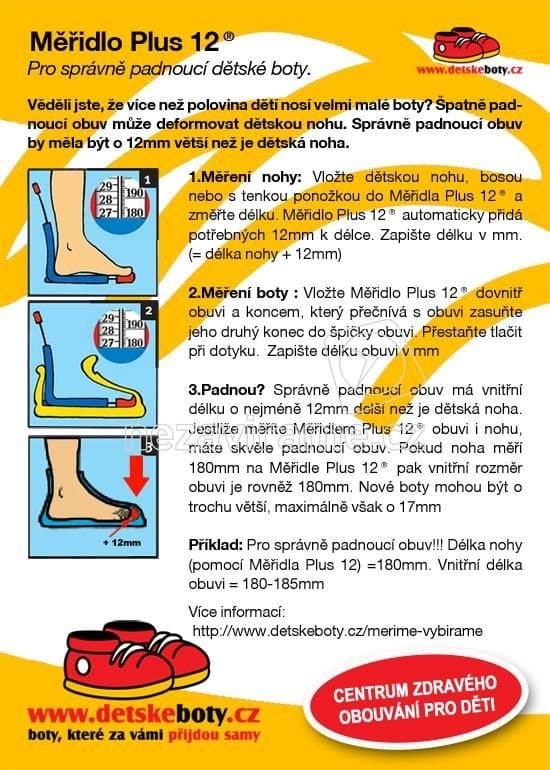 Kinderfüse-měřidlo nohy plus 12 - náhled 4