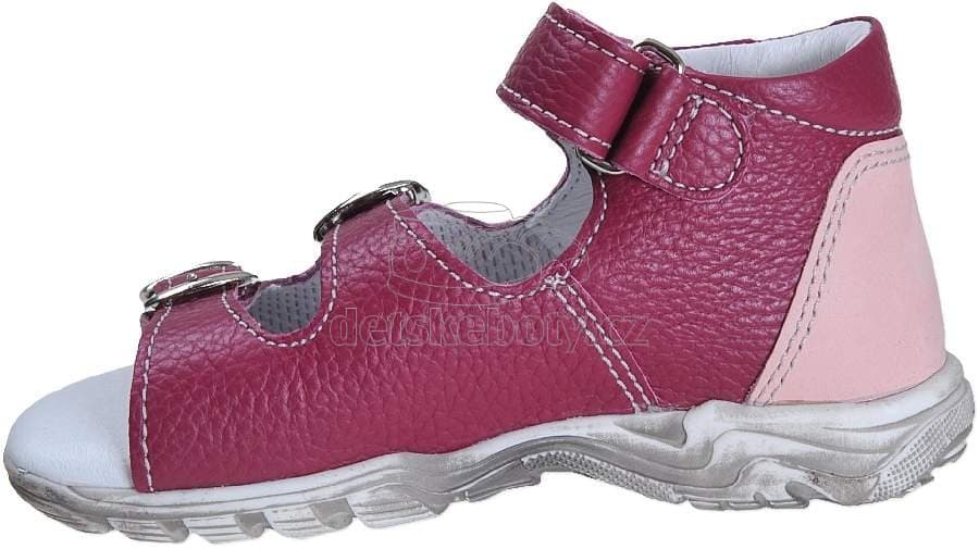 Dětské letní boty Boots4u T-213 bordo rose Velikost: 27 - náhled 2
