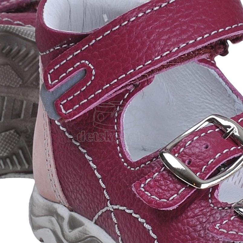 Dětské letní boty Boots4u T-213 bordo rose Velikost: 27 - náhled 4