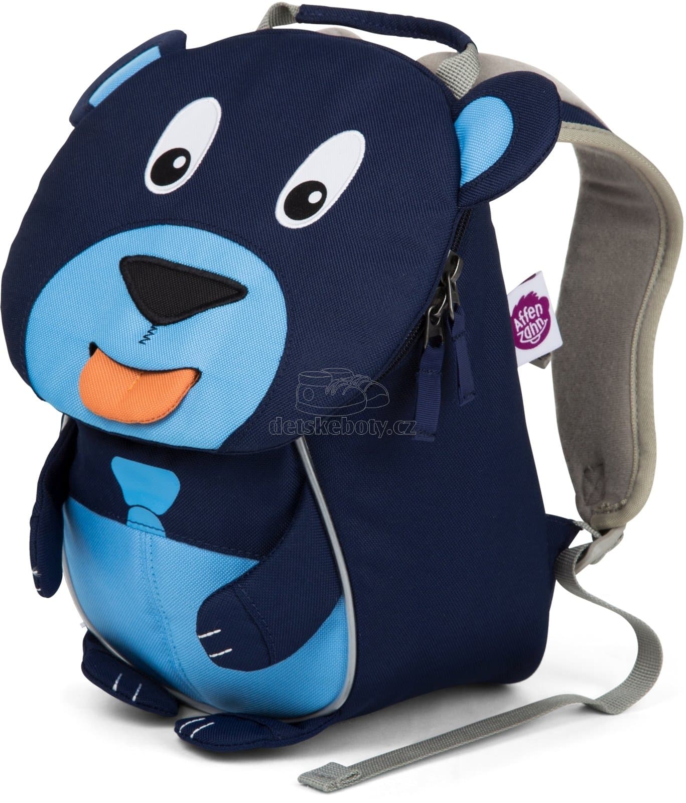 Batůžek pro nejmenší Affenzahn Bobo Bear small - Blue - náhled 2