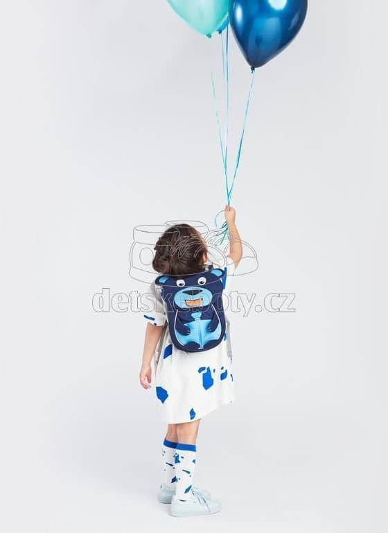 Batůžek pro nejmenší Affenzahn Bobo Bear small - Blue - náhled 5