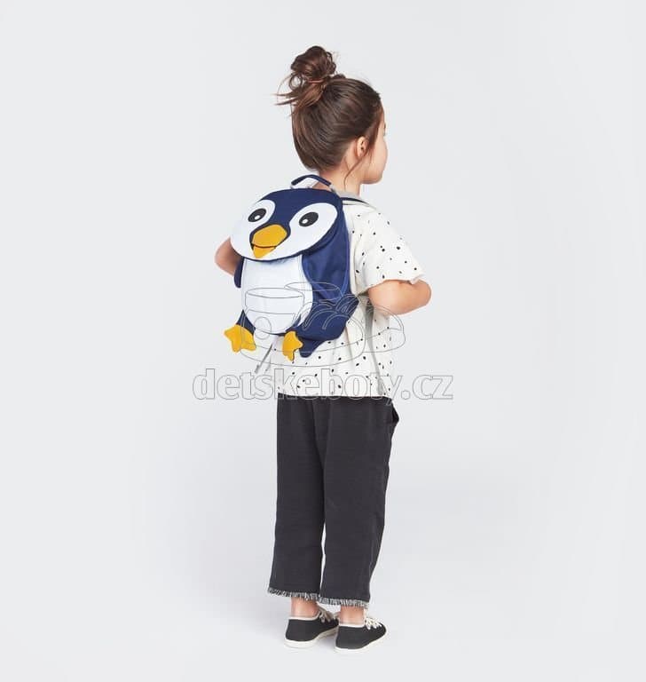 Batůžek pro nejmenší Affenzahn Pepe Penguin small - blue - náhled 5