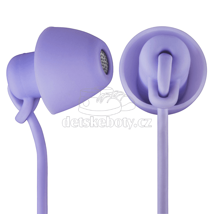 Thomson sluchátka s mikrofonem EAR3008 Piccolino, mini špunty, fialová 132636 - náhled 2