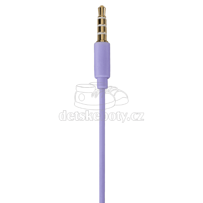Thomson sluchátka s mikrofonem EAR3008 Piccolino, mini špunty, fialová 132636 - náhled 3