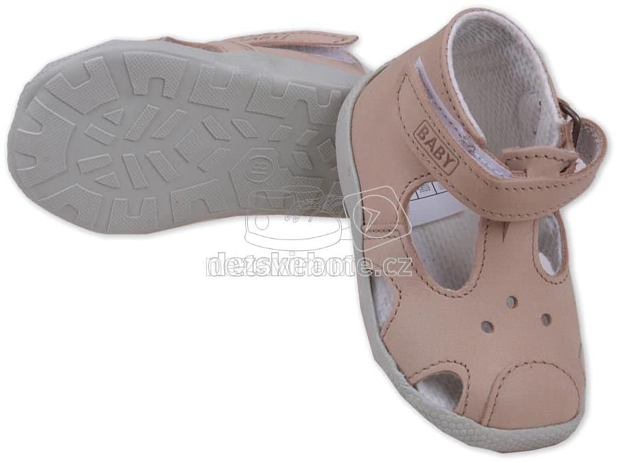 Dětské capáčky Veleta 7272 026 smetana Velikost: 19 - náhled 2