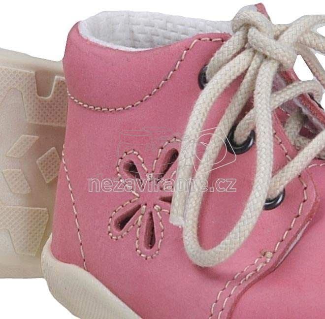 Dětské capáčky Veleta 7272 027 růžová/k Velikost: 19 - náhled 4