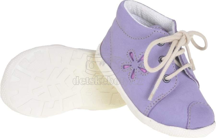 Dětské capáčky Veleta 7272 027 lila/k Velikost: 18 - náhled 2