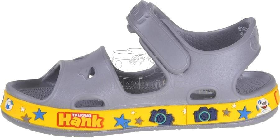 Dětské plážovky Coqui 8851 grey/yellow Velikost: 21-22 - náhled 2