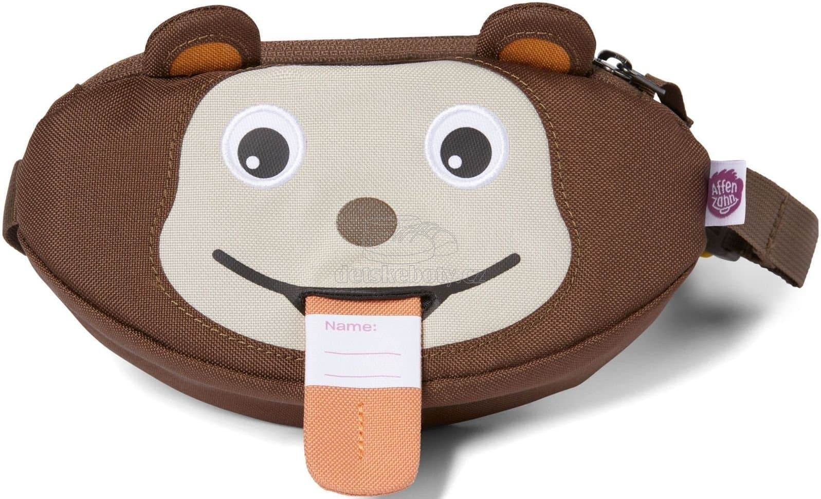 Dětská ledvinka Affenzahn Hipbag Monkey - brown - náhled 2
