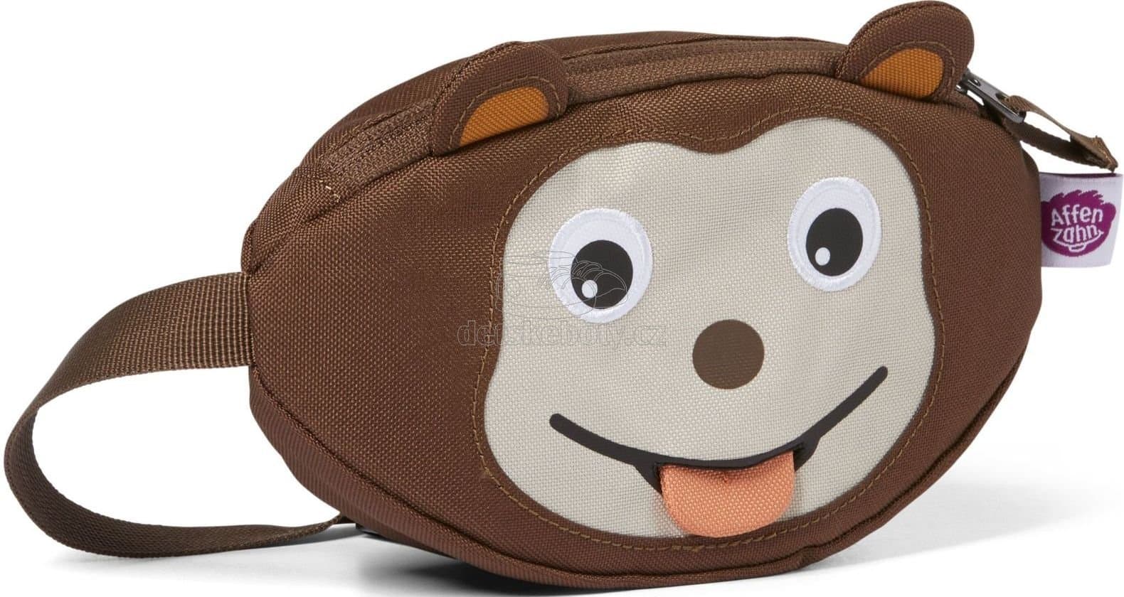 Dětská ledvinka Affenzahn Hipbag Monkey - brown - náhled 4