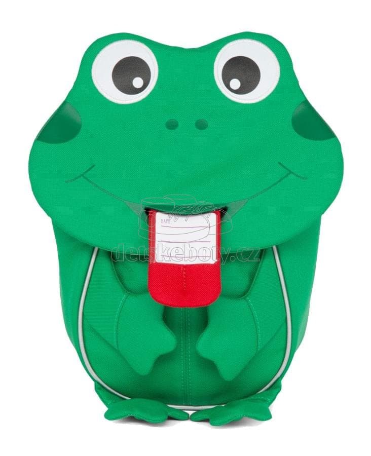 Batůžek pro nejmenší Affenzahn Finn Frog small - green
