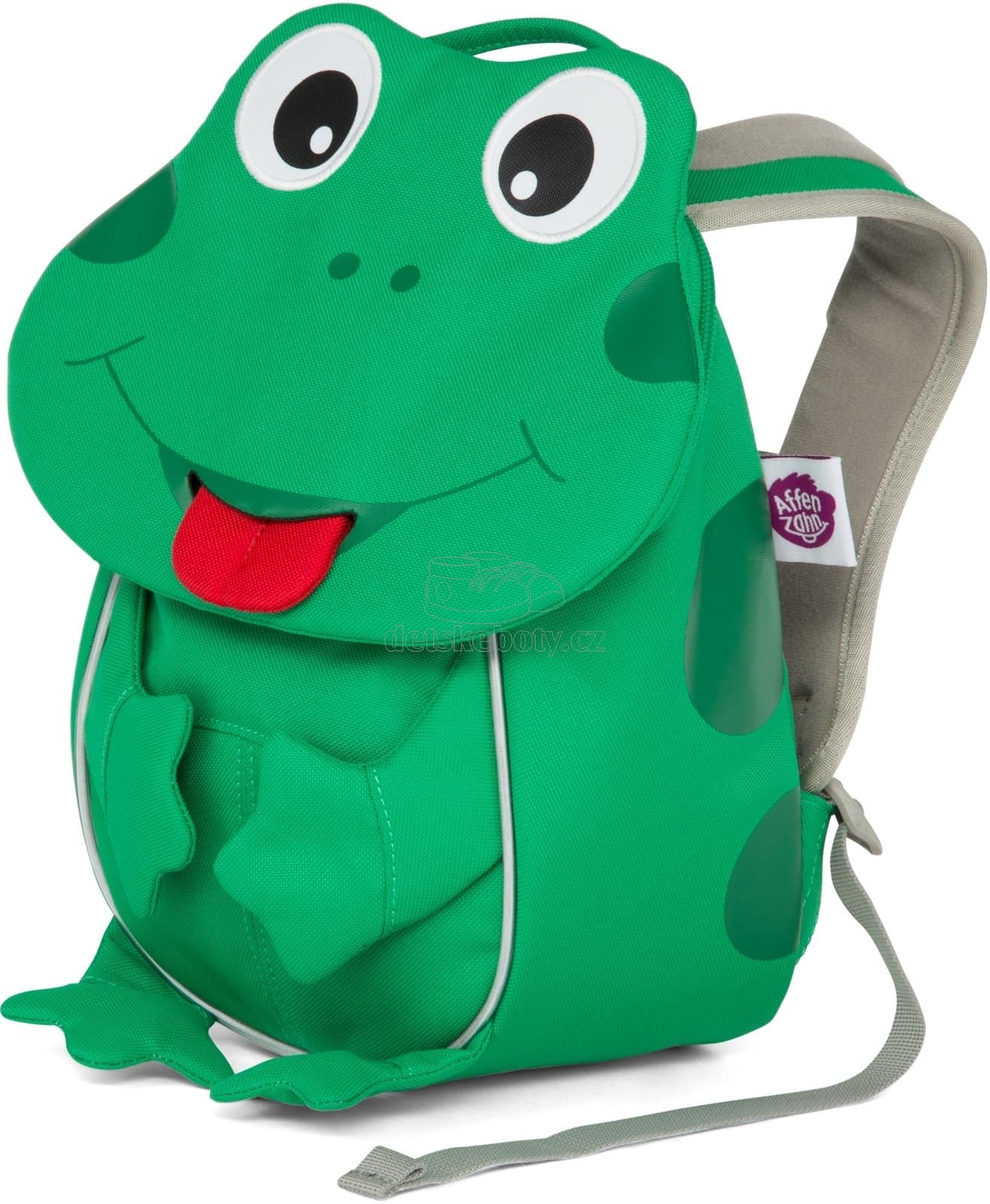 Batůžek pro nejmenší Affenzahn Finn Frog small - green - náhled 2