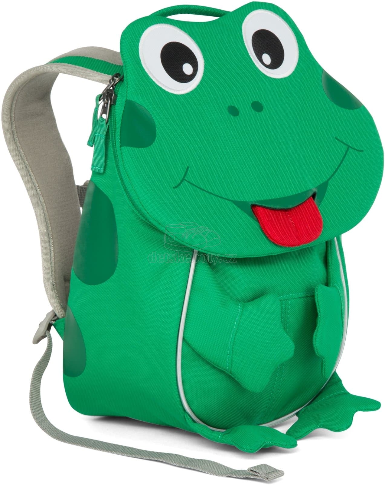Batůžek pro nejmenší Affenzahn Finn Frog small - green - náhled 3