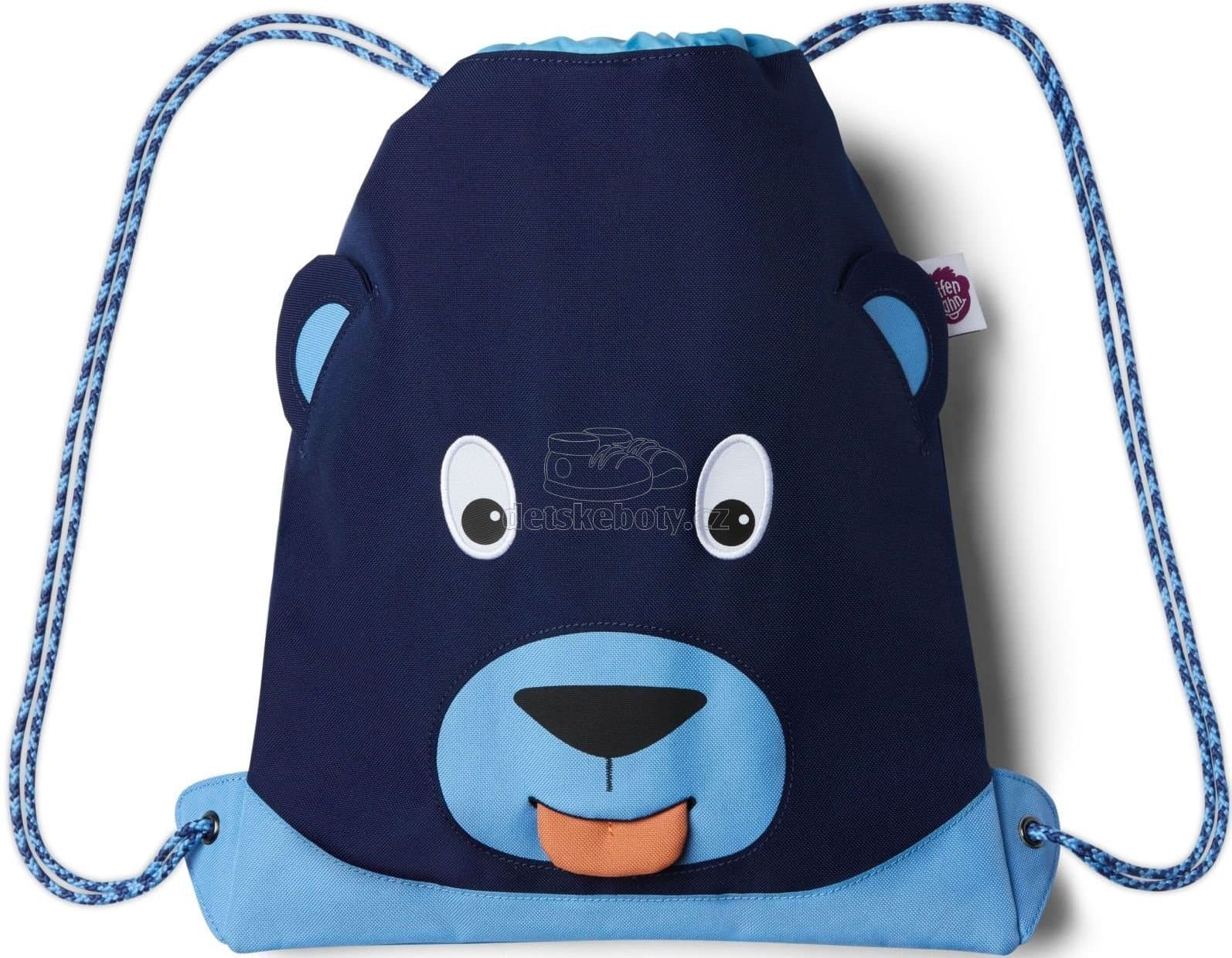 Dětský batůžek Affenzahn Kids Sportsbag Bear - blue - náhled 2