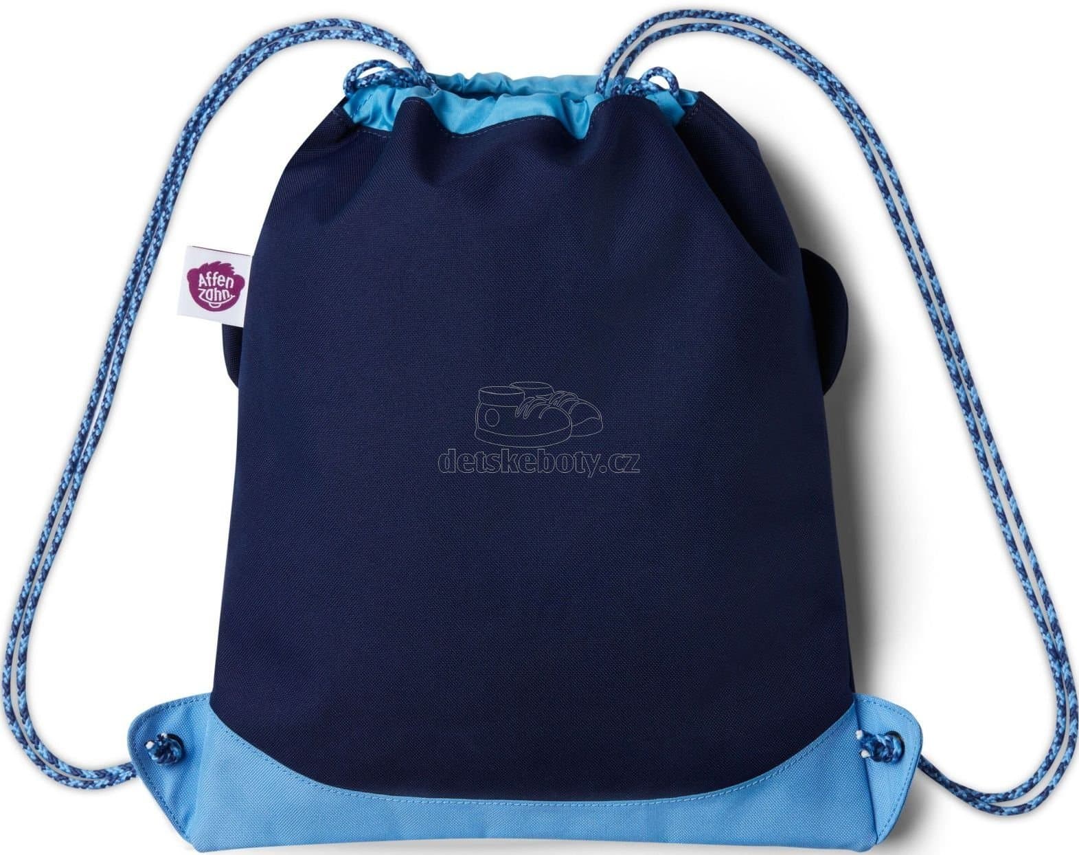 Dětský batůžek Affenzahn Kids Sportsbag Bear - blue - náhled 5
