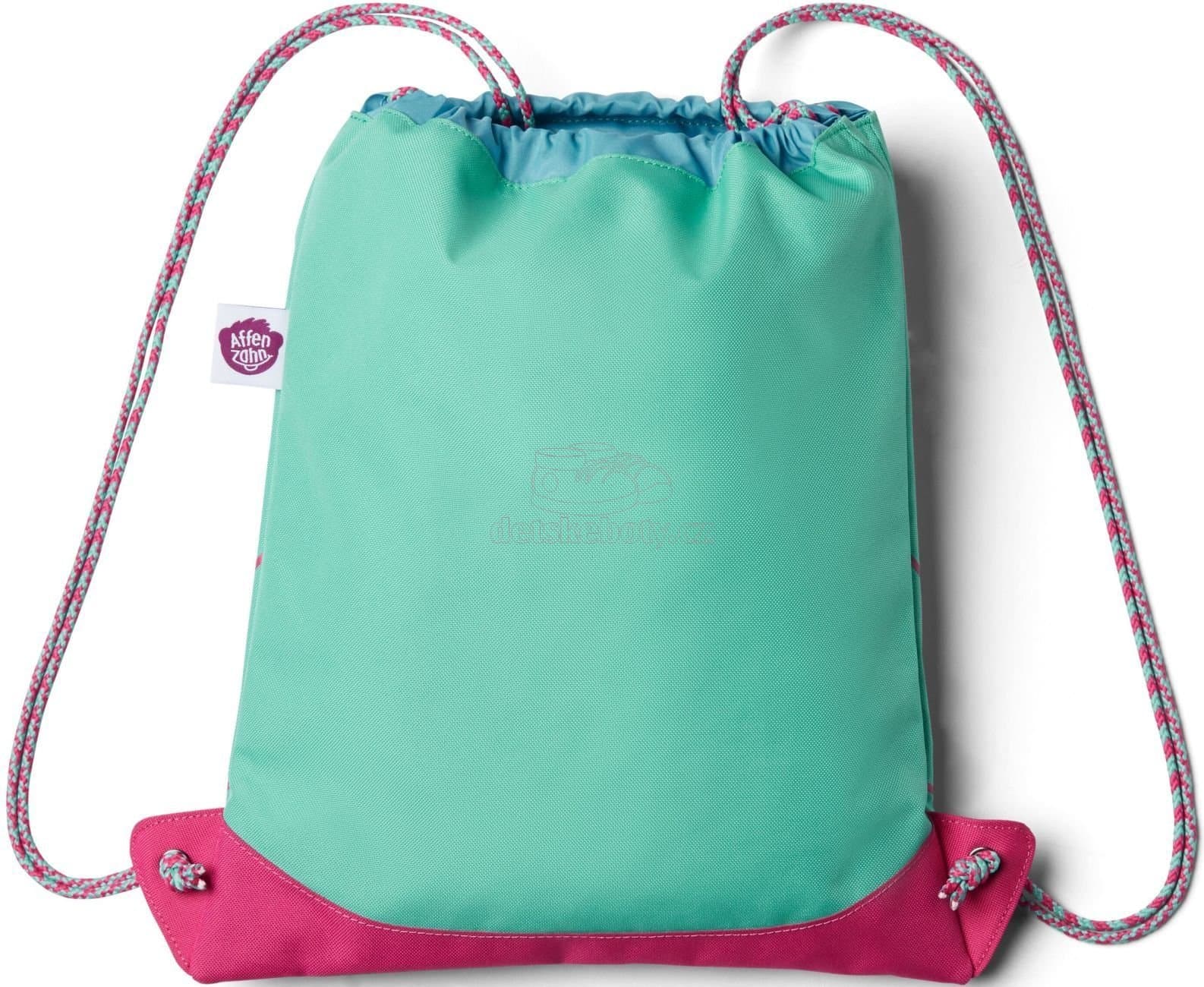 Dětský batůžek Affenzahn Kids Sportsbag Owl - turquoise - náhled 2
