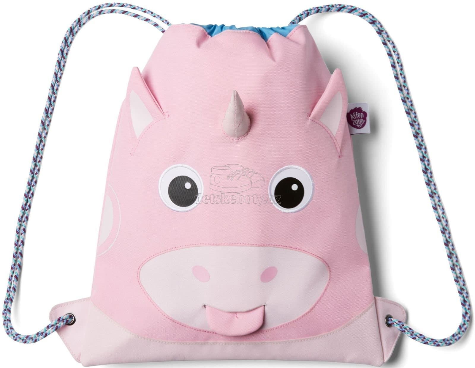 Dětský batůžek Affenzahn Kids Sportsbag Unicorn - pink - náhled 2