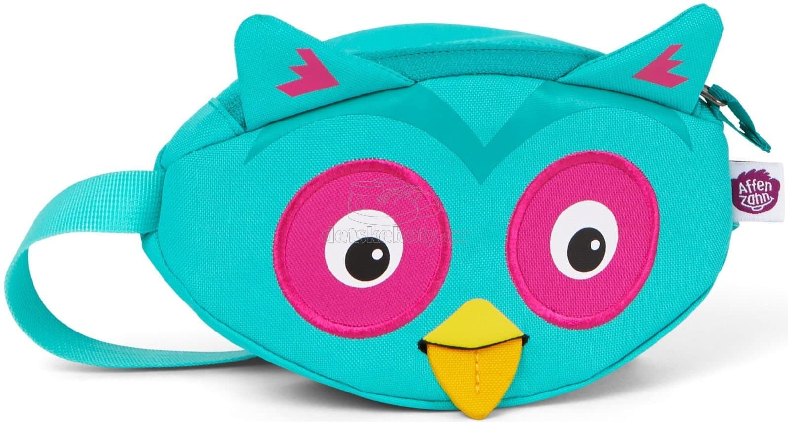 Dětská ledvinka Affenzahn Hip-Bag - Olivia Owl - turquoise - náhled 1