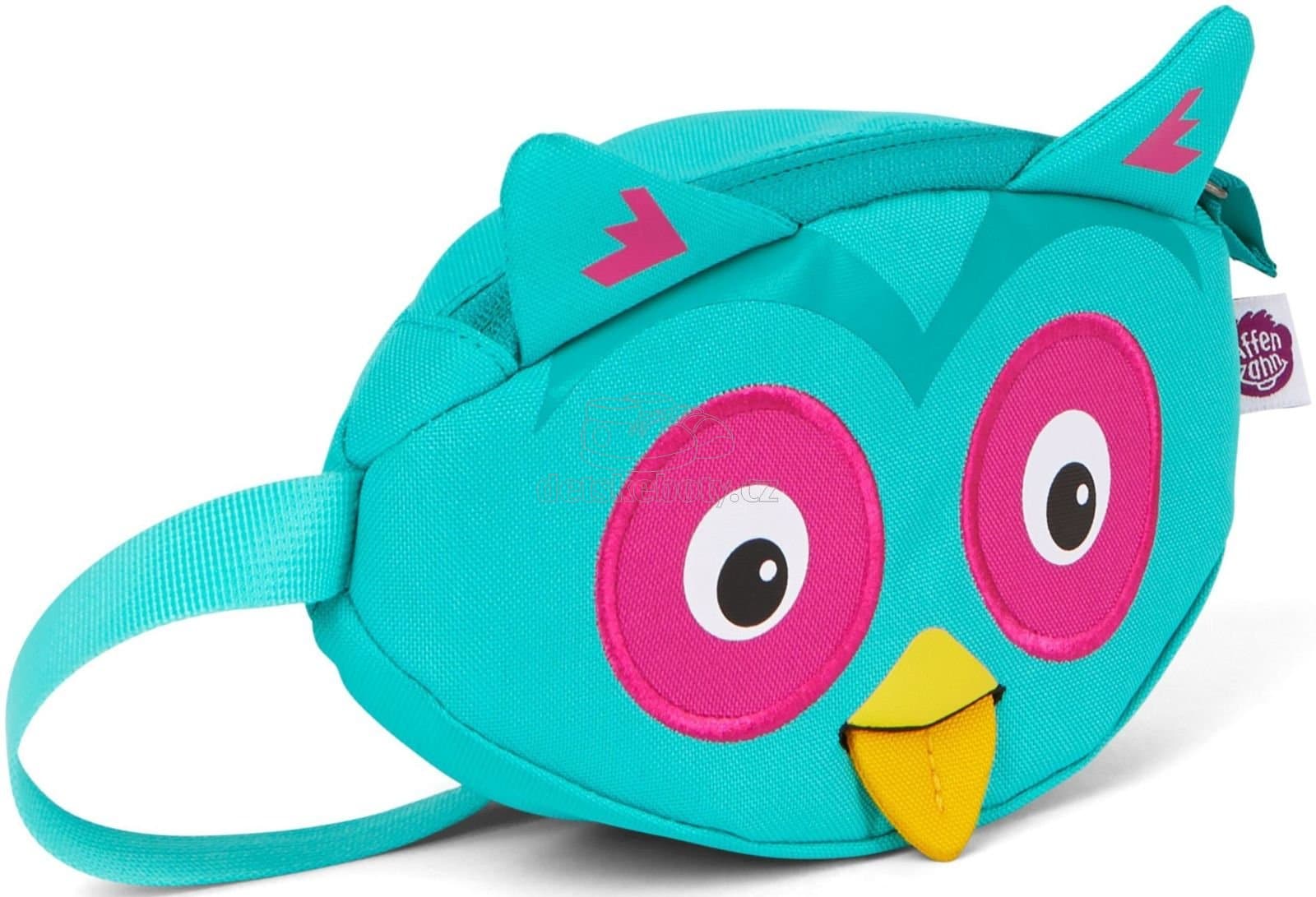 Dětská ledvinka Affenzahn Hip-Bag - Olivia Owl - turquoise - náhled 2