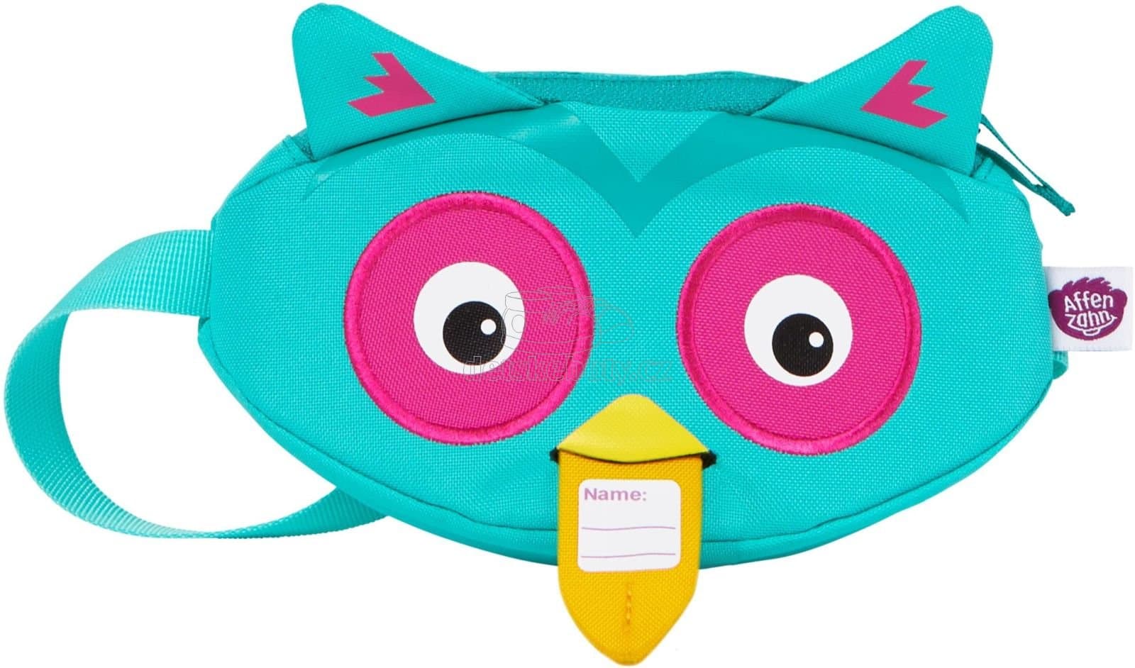 Dětská ledvinka Affenzahn Hip-Bag - Olivia Owl - turquoise - náhled 4