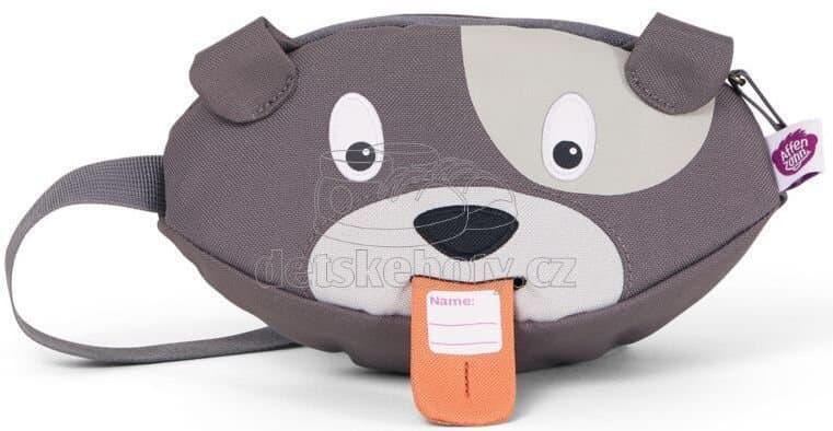 Dětská ledvinka Affenzahn Hip-Bag - Dog David - grey - náhled 4