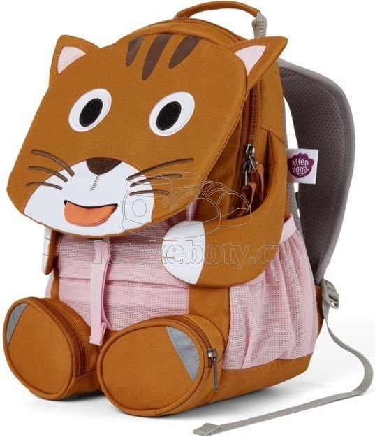 Dětský batoh do školky Affenzahn Large Friend Cat - brown - náhled 2