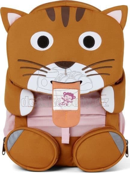 Dětský batoh do školky Affenzahn Large Friend Cat - brown - náhled 5