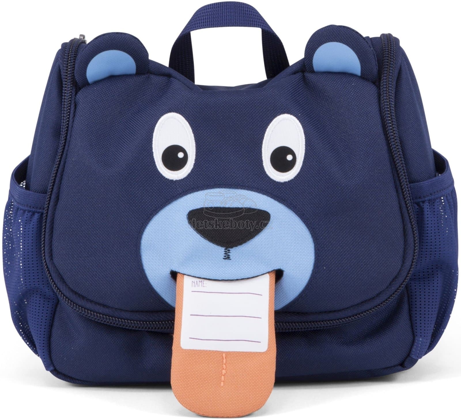 Dětská kosmetická taštička Affenzahn Washbag Bobo Bear - petrol - náhled 4