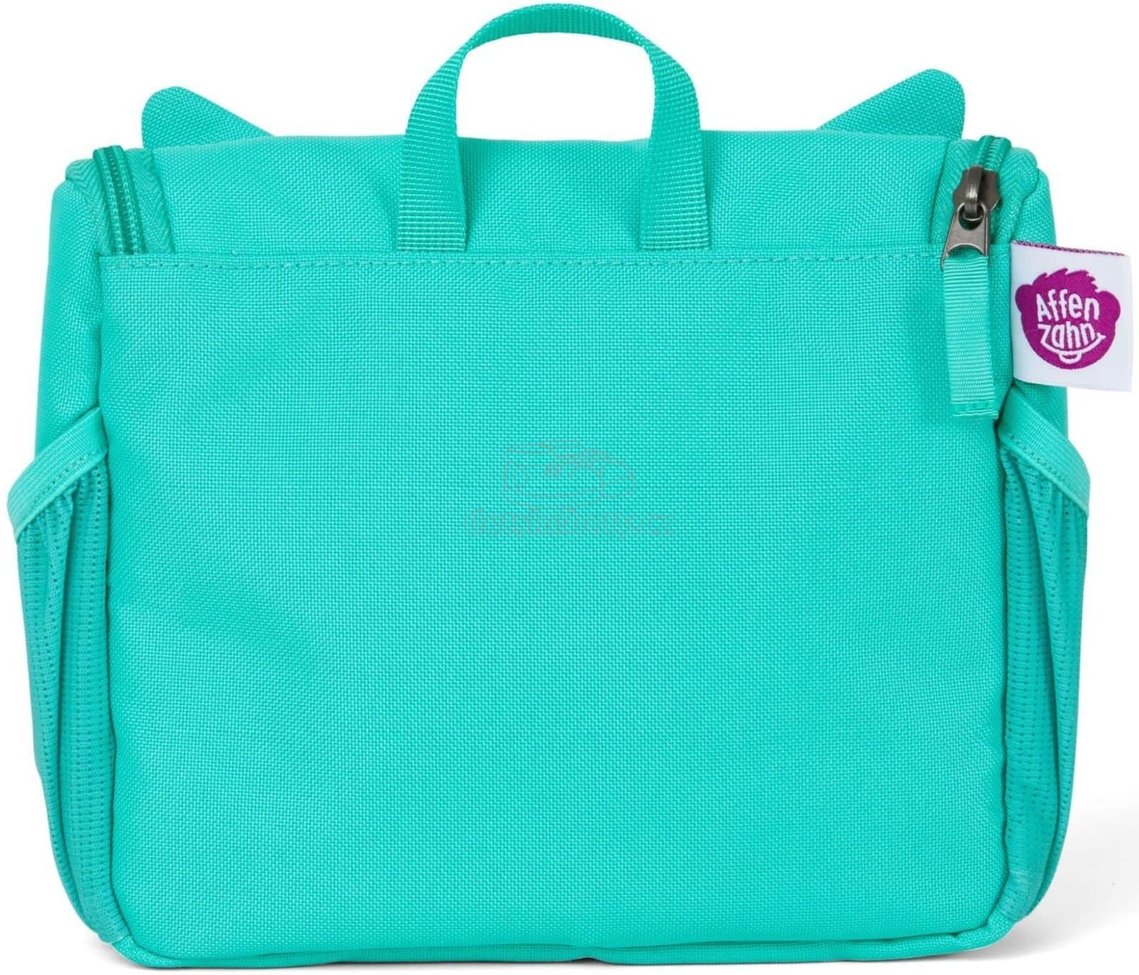 Dětská kosmetická taštička Affenzahn Washbag - Olivia Owl - turquoise - náhled 3