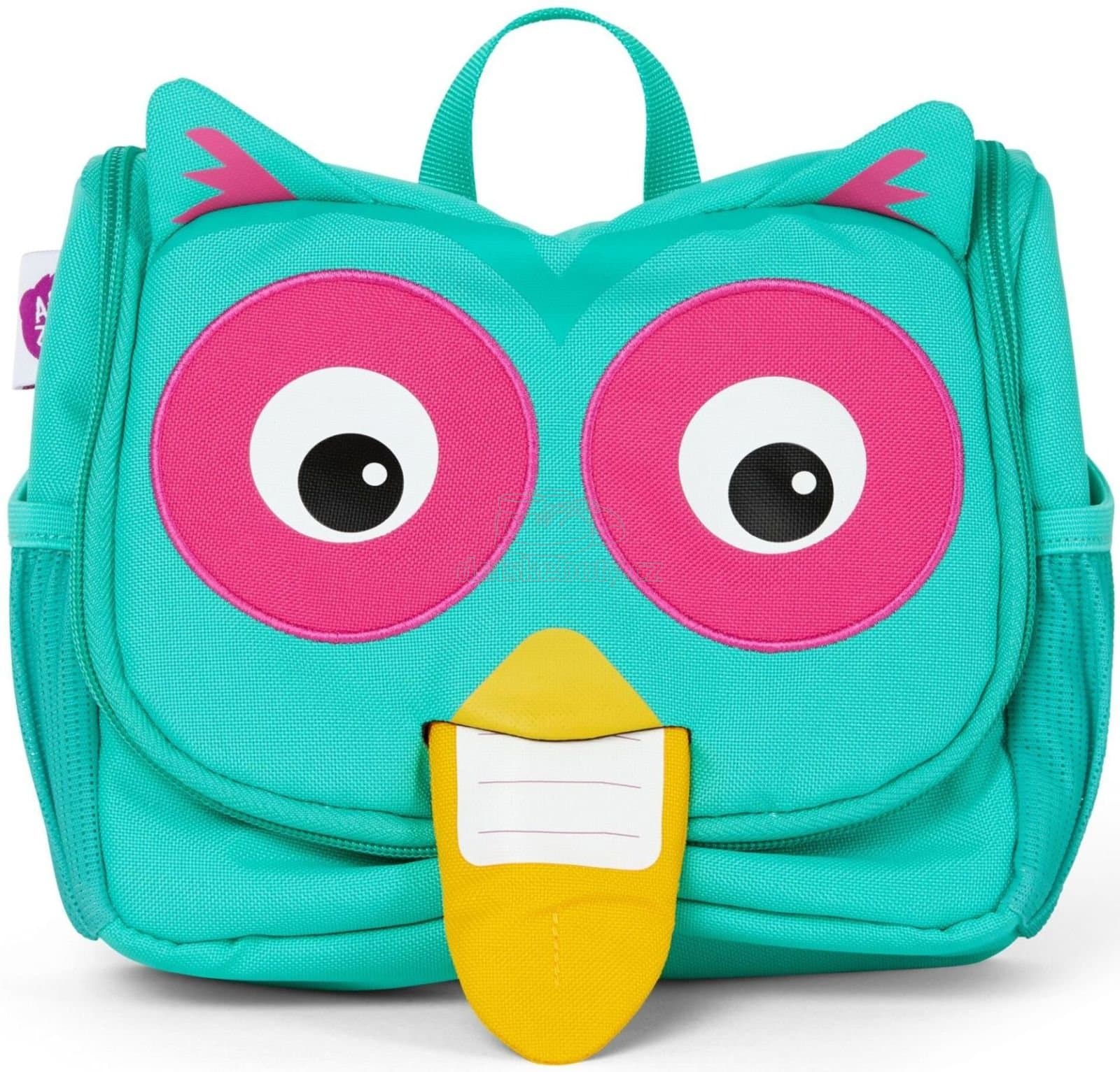 Dětská kosmetická taštička Affenzahn Washbag - Olivia Owl - turquoise - náhled 4
