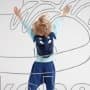 Batůžek pro nejmenší Affenzahn Emil Elephant small - Blue - náhled 5