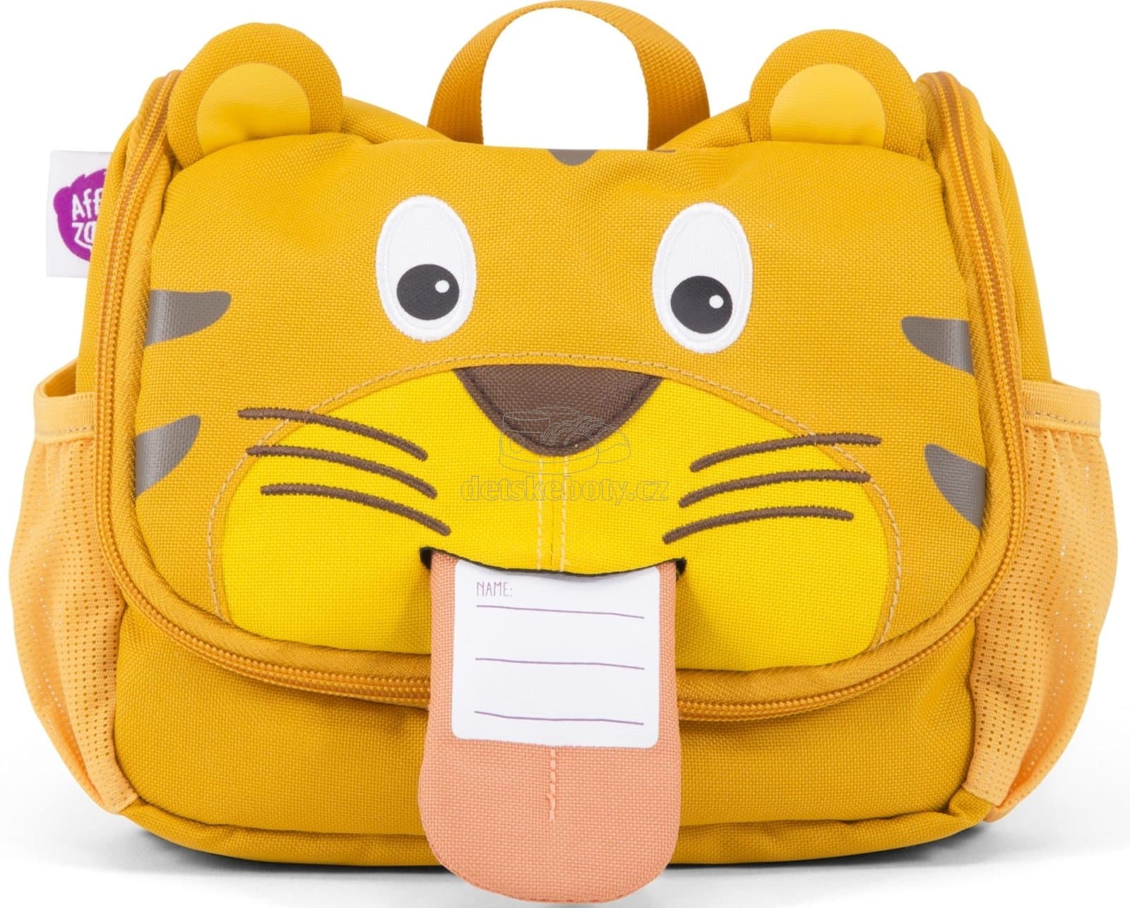 Dětská kosmetická taštička Affenzahn Washbag Timmy Tiger - yellow - náhled 4
