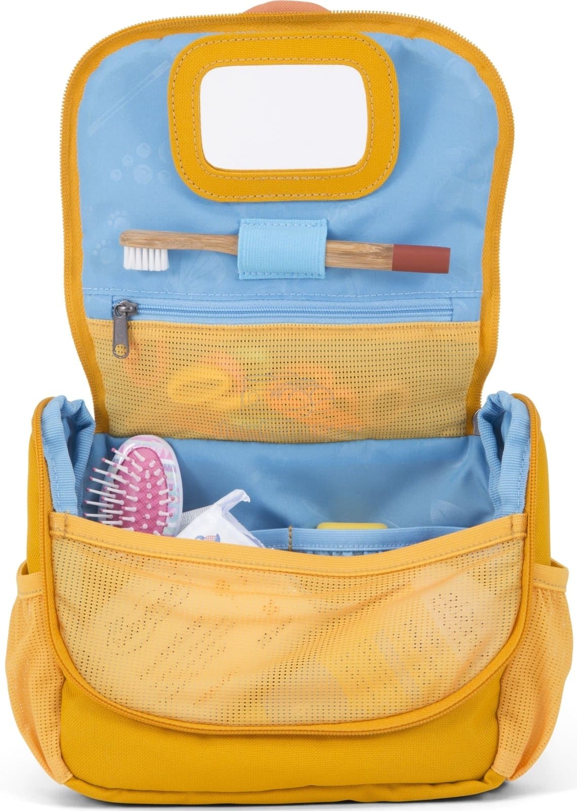 Dětská kosmetická taštička Affenzahn Washbag Timmy Tiger - yellow - náhled 5