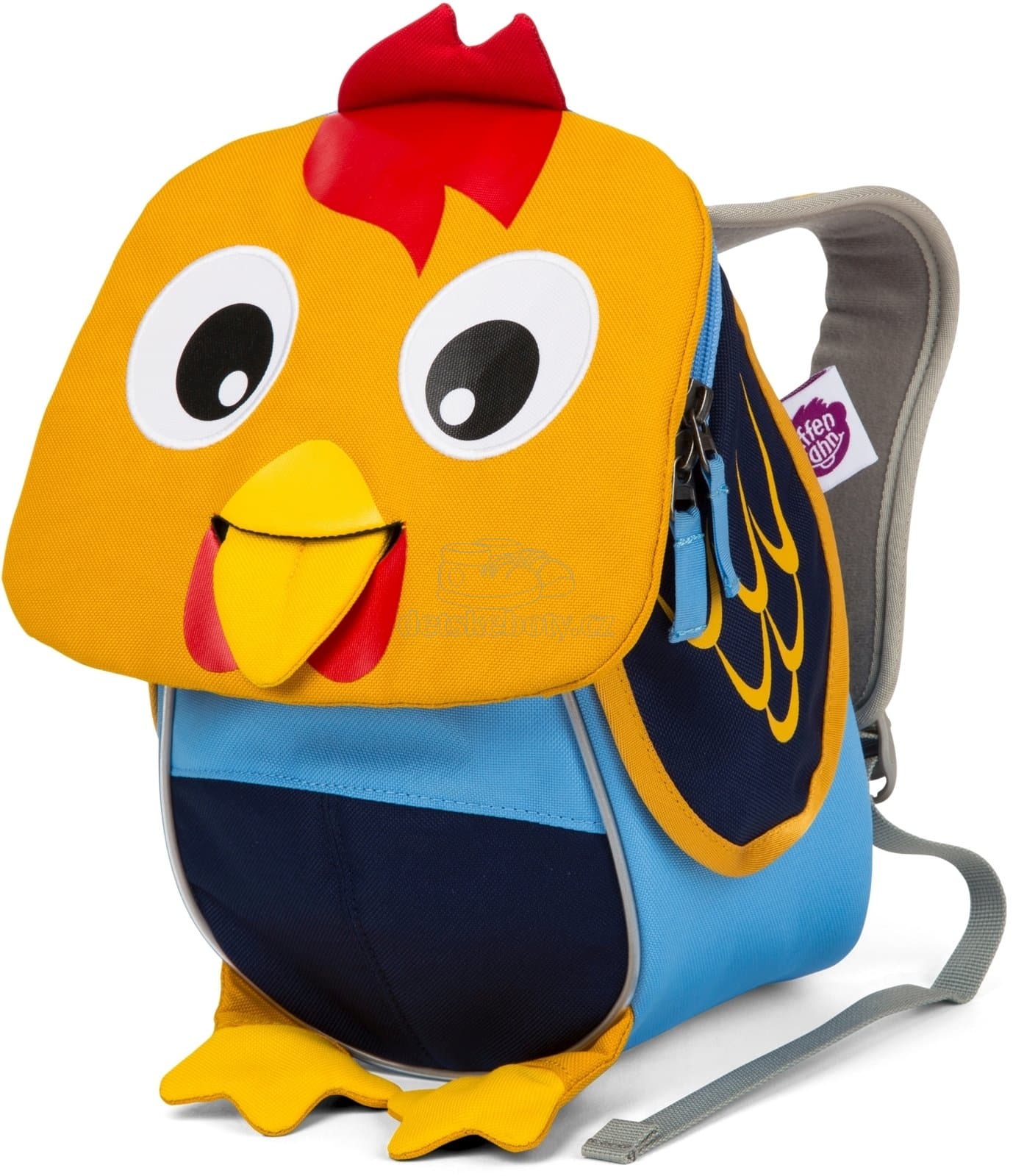 Batůžek pro nejmenší Affenzahn Richi Rooster small - yellow - náhled 2