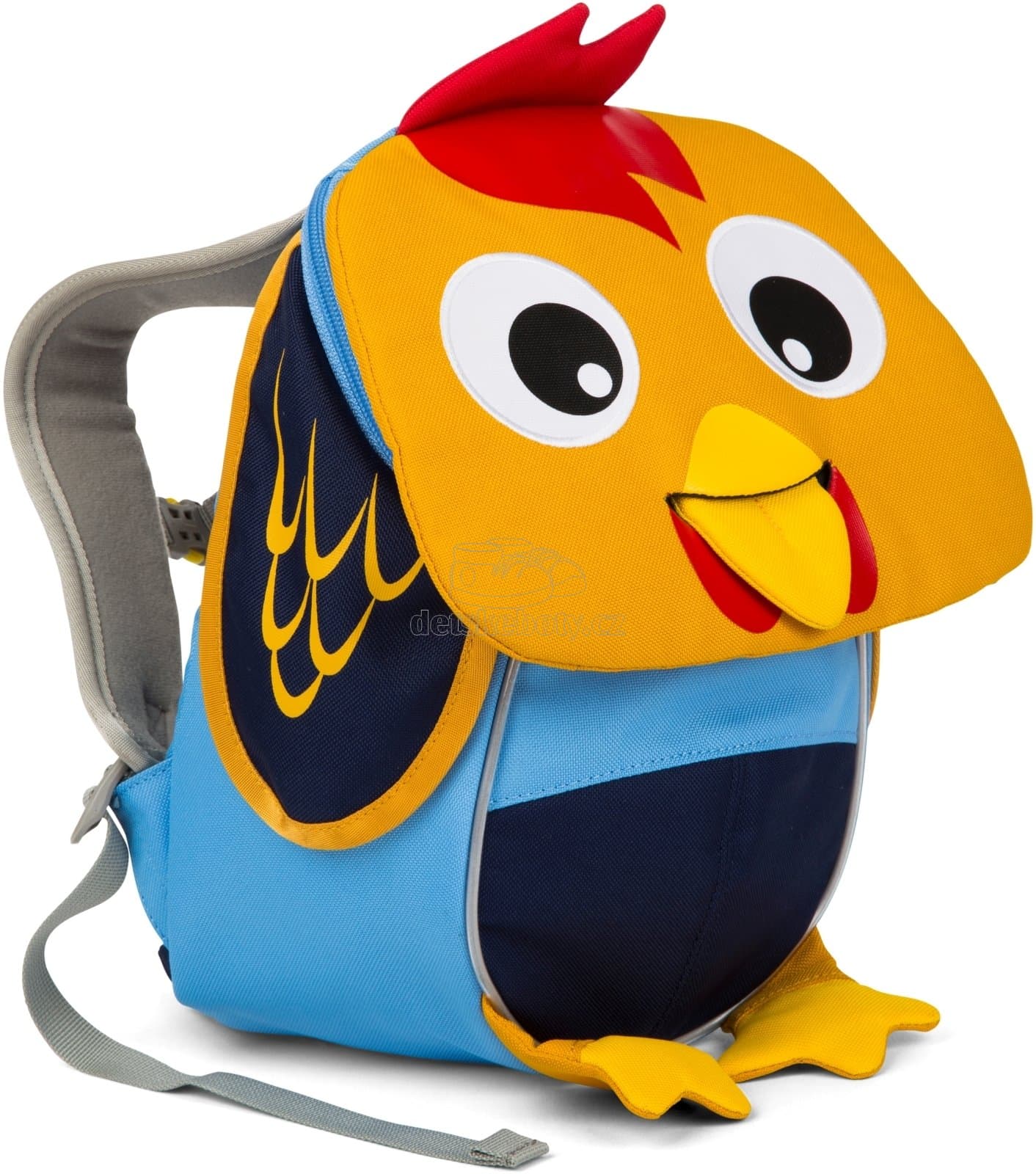 Batůžek pro nejmenší Affenzahn Richi Rooster small - yellow - náhled 3