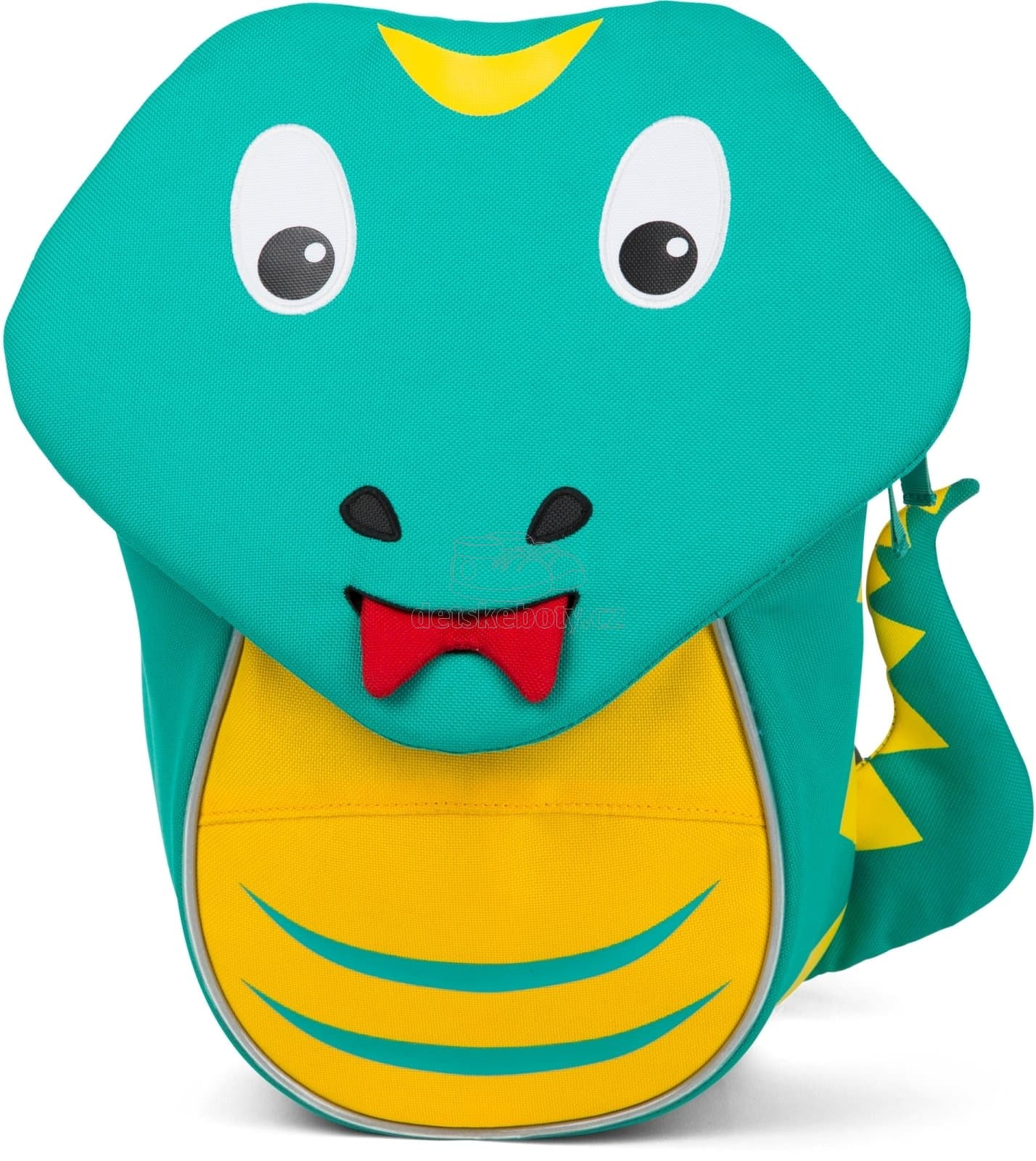 Batůžek pro nejmenší Affenzahn Samuel Snake small - turquoise - náhled 1