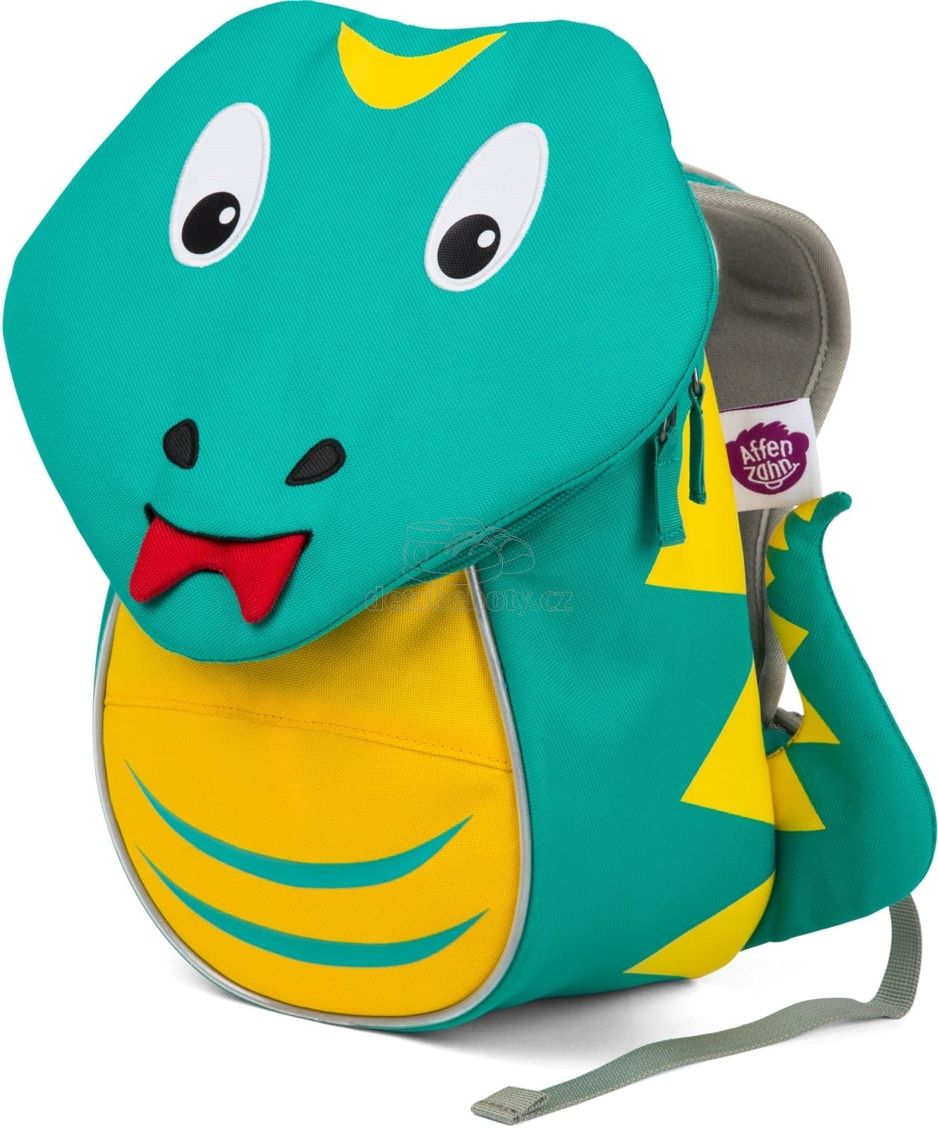 Batůžek pro nejmenší Affenzahn Samuel Snake small - turquoise - náhled 2