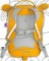 Batůžek pro nejmenší Affenzahn Timmy Tiger small - Yellow - náhled 4