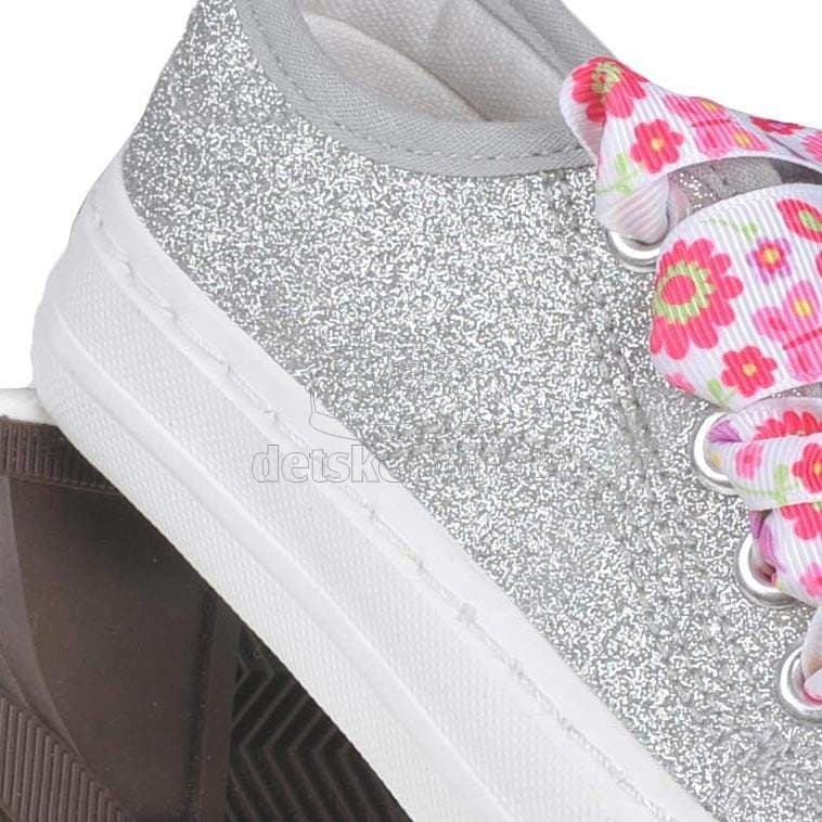 Dětské celoroční boty Lelli Kelly LK1328 LH01 silvilla silver glitter Velikost: 35 - náhled 4