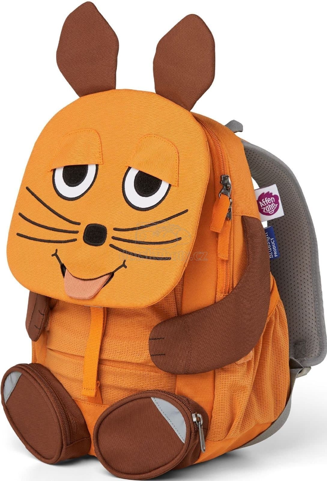 Dětský batoh do školky Affenzahn Mouse large - orange - náhled 4