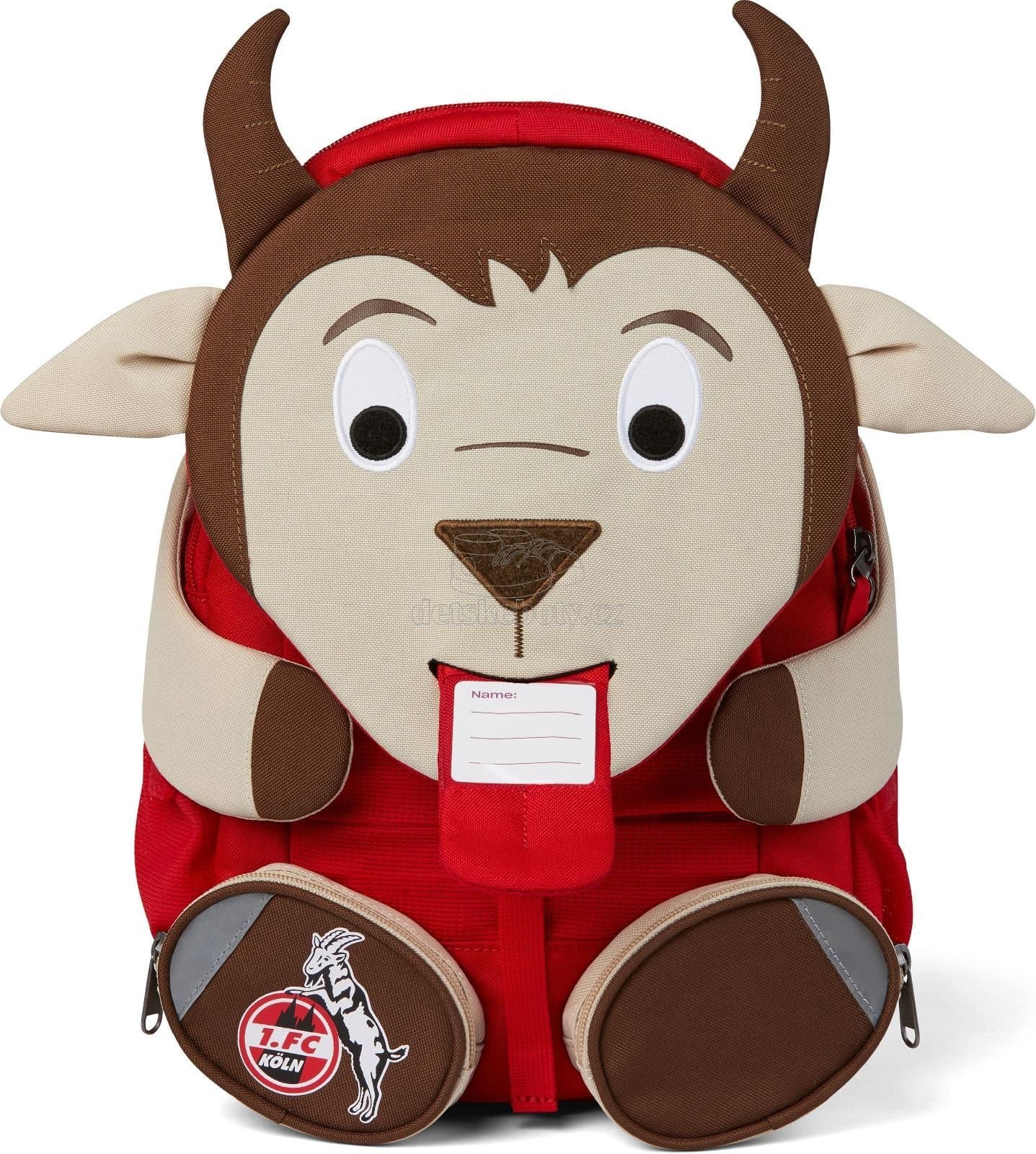 Dětský batoh do školky Affenzahn Hennes Goat large - red - náhled 2