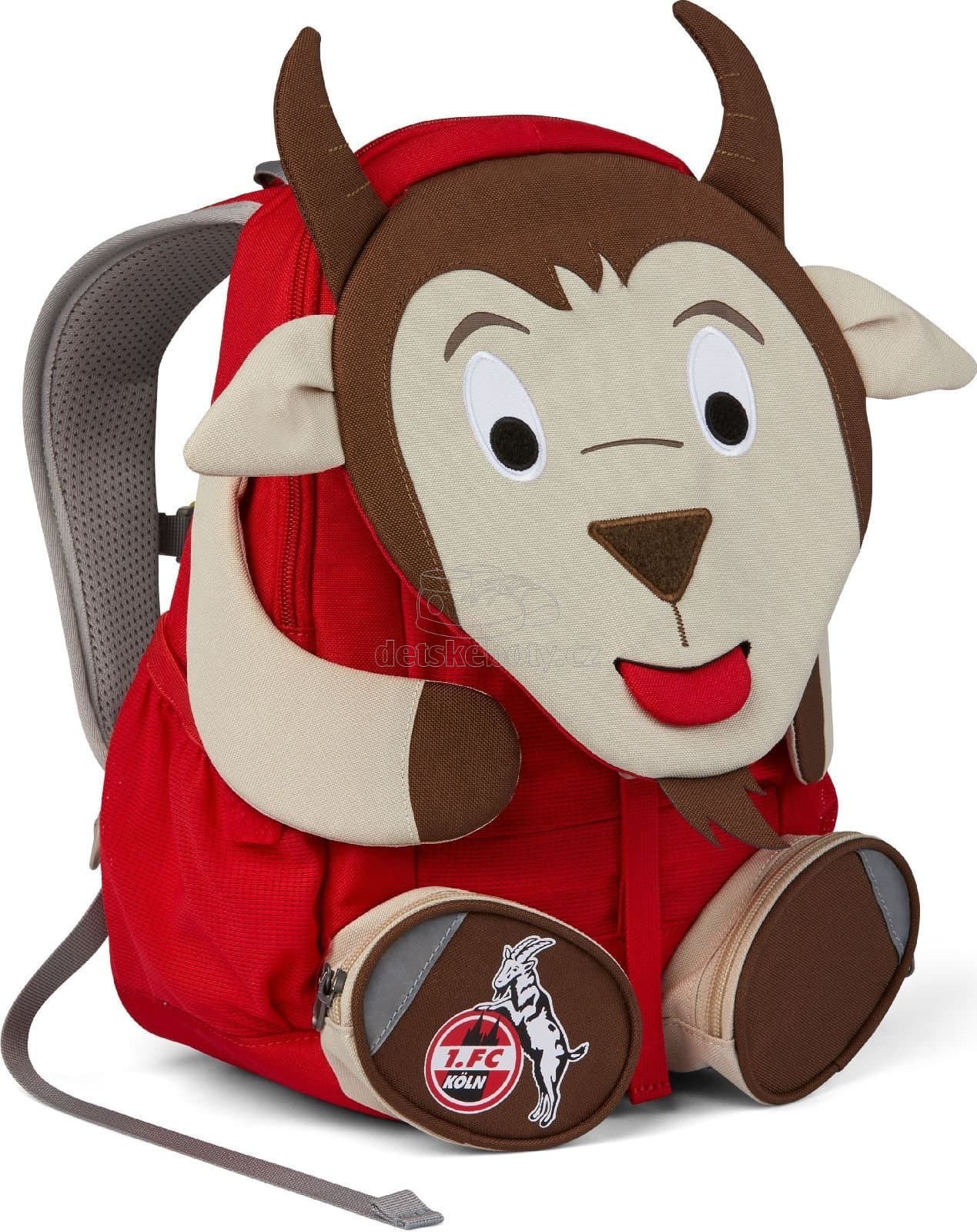 Dětský batoh do školky Affenzahn Hennes Goat large - red - náhled 4
