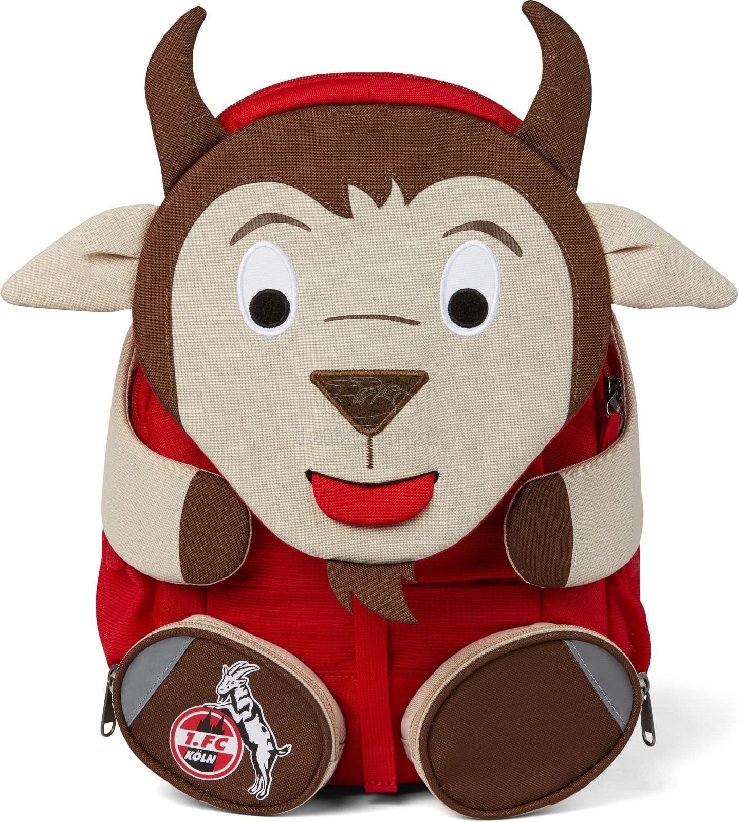 Dětský batoh do školky Affenzahn Hennes Goat large - red - náhled 5