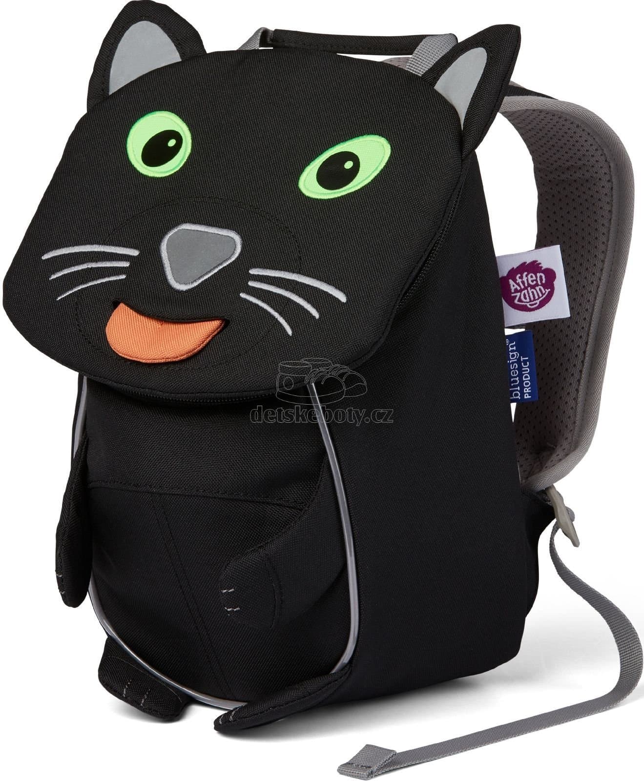 Batůžek pro nejmenší Affenzahn Panther small - black - náhled 1