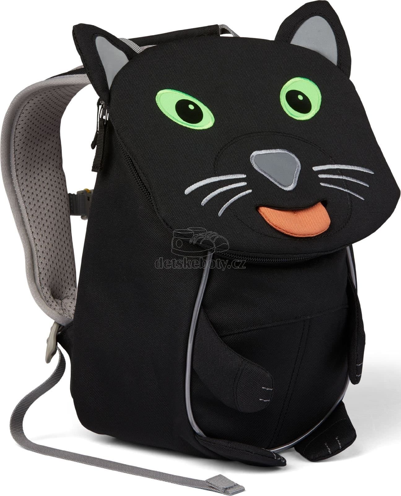 Batůžek pro nejmenší Affenzahn Panther small - black - náhled 4