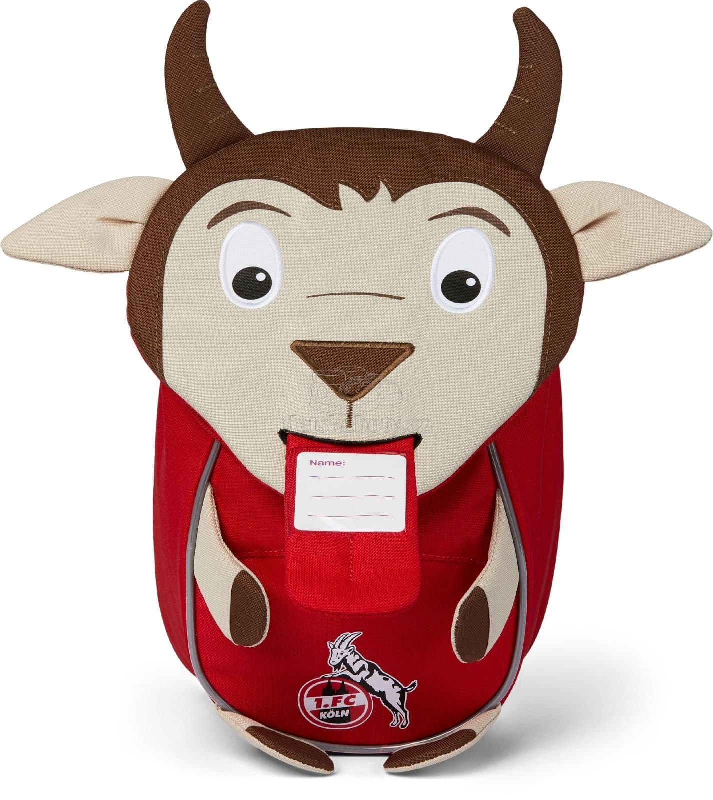 Batůžek pro nejmenší Affenzahn Hennes Goat small - red - náhled 2