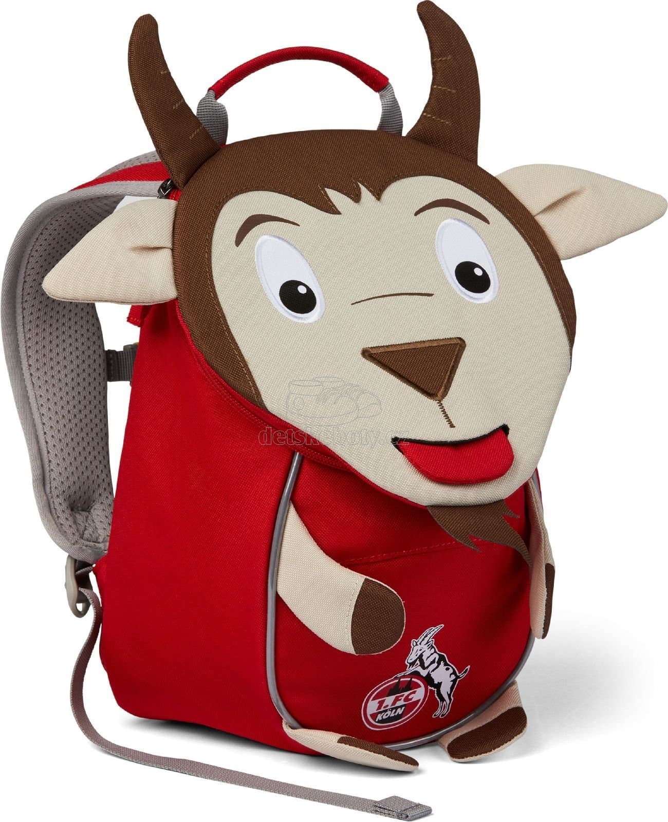 Batůžek pro nejmenší Affenzahn Hennes Goat small - red - náhled 4