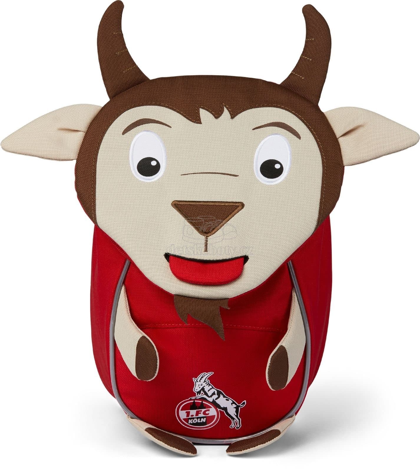 Batůžek pro nejmenší Affenzahn Hennes Goat small - red - náhled 5