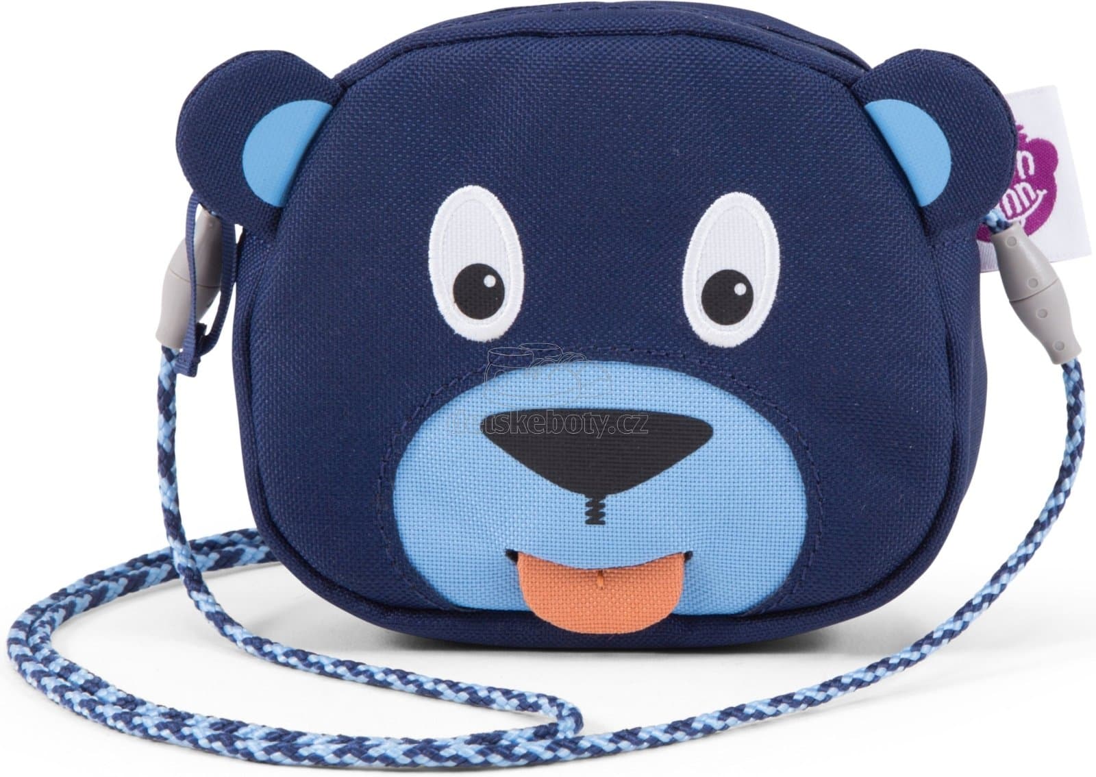 Dětská kabelka Affenzahn Purse Bobo Bear - petrol wallet - náhled 1