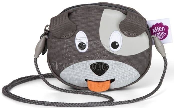 Dětská kabelka Affenzahn Dog David - grey wallet - náhled 1